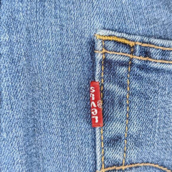 Levi’s 511 Performance Slim Jeans 28x30 Blue Stretch Denim Mid Rise Youth Teen - Picture 6 of 6